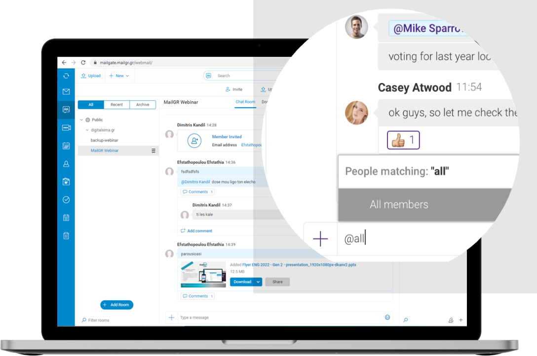 teamchat mailgr